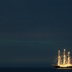 Ghostly galleon